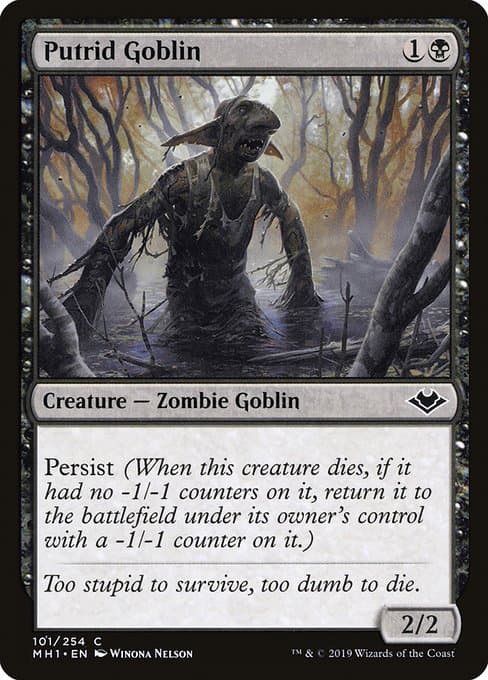 Putrid Goblin from Modern Horizons (Common)