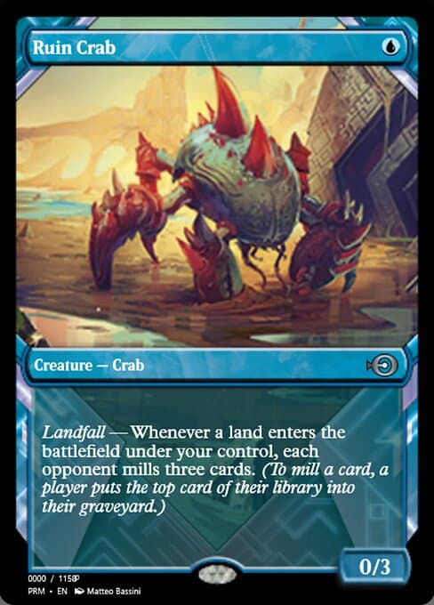 Ruin Crab from Magic Online Promos (Uncommon)