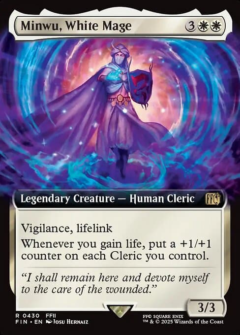 Minwu, White Mage from Final Fantasy (Rare)