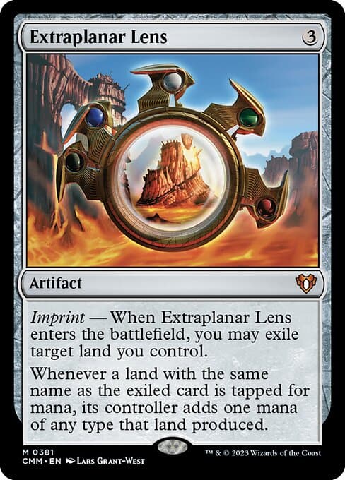 Extraplanar Lens from Commander Masters (Mythic)