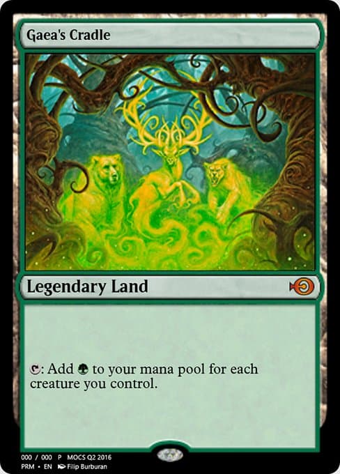 Gaea's Cradle from Magic Online Promos (Mythic)
