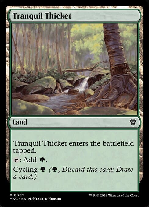 Tranquil Thicket from Murders at Karlov Manor Commander (Common)