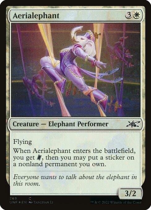 Aerialephant from Unfinity (Common)