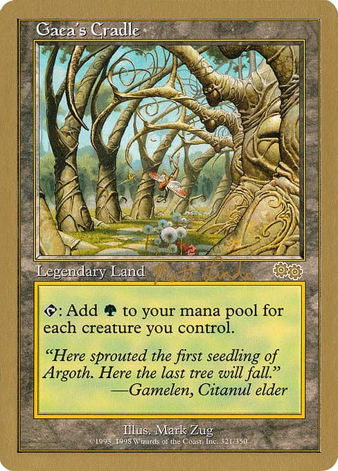 Gaea's Cradle from World Championship Decks 1999 (Rare)