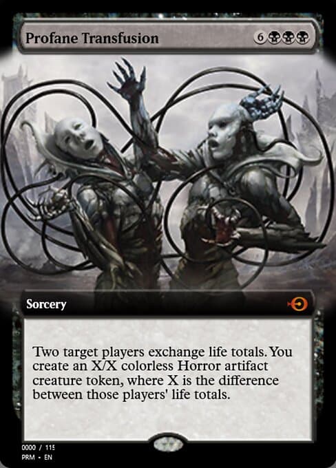 Profane Transfusion from Magic Online Promos (Mythic)