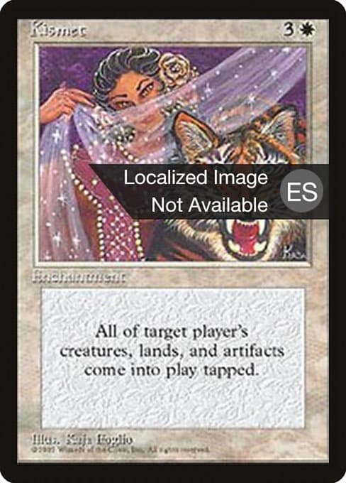 Kismet from Fourth Edition Foreign Black Border (Uncommon)