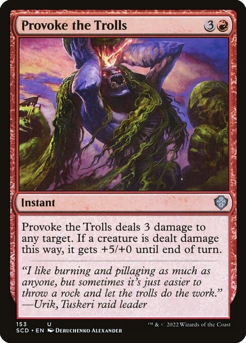 Provoke the Trolls from Starter Commander Decks (Uncommon)