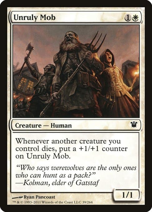 Unruly Mob from Innistrad (Common)