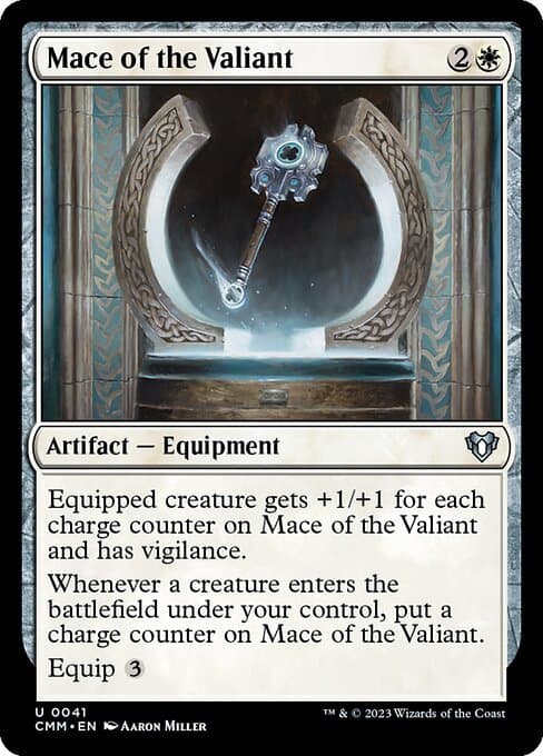 Mace of the Valiant from Commander Masters (Uncommon)