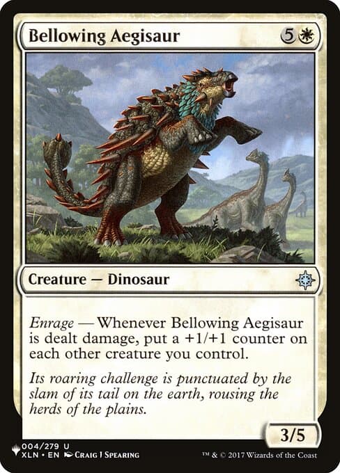 Bellowing Aegisaur from The List (Uncommon)