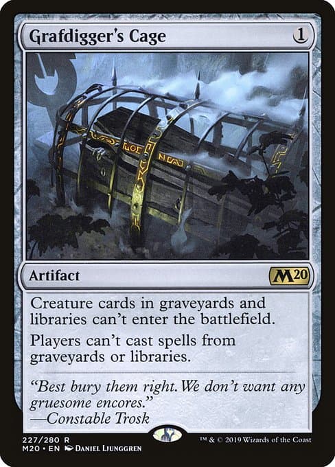 Grafdigger's Cage from Core Set 2020 (Rare)