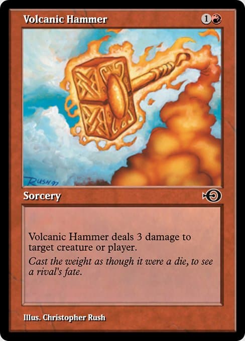 Volcanic Hammer from Magic Online Promos (Common)