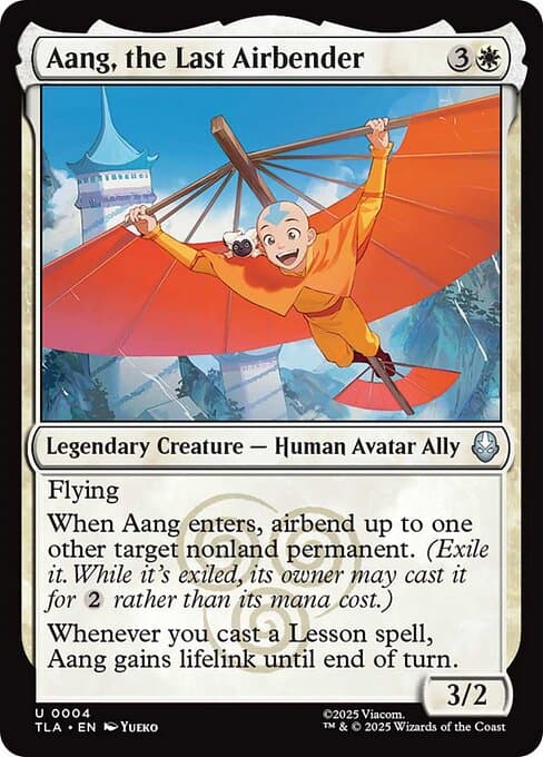 Aang, the Last Airbender (Uncommon)