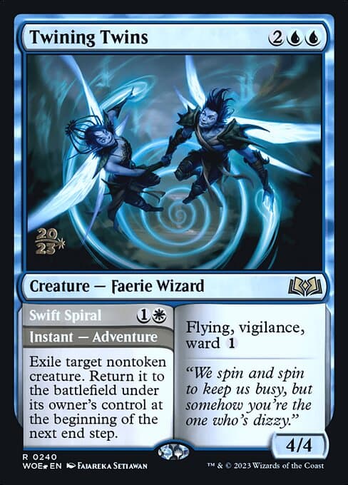 Twining Twins // Swift Spiral from Wilds of Eldraine Promos (Rare)