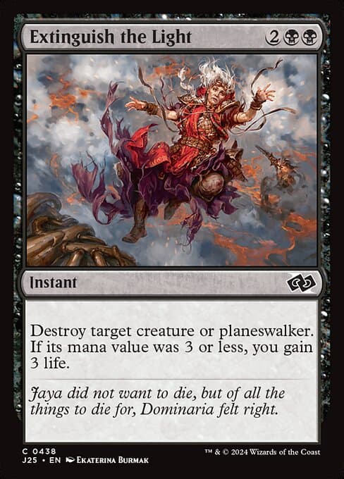 Extinguish the Light from Foundations Jumpstart (Common)