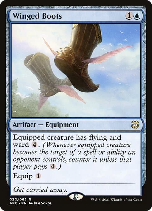 Winged Boots from Forgotten Realms Commander (Rare)