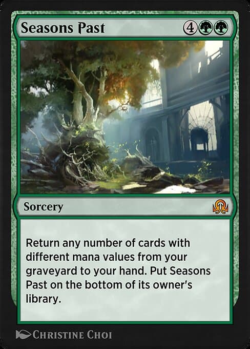 Seasons Past from Shadows over Innistrad Remastered (Mythic)