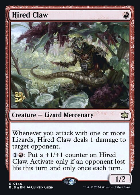Hired Claw from Bloomburrow Promos (Rare)