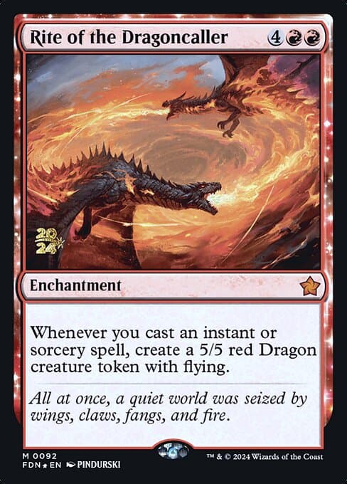 Rite of the Dragoncaller from Foundations Promos (Mythic)