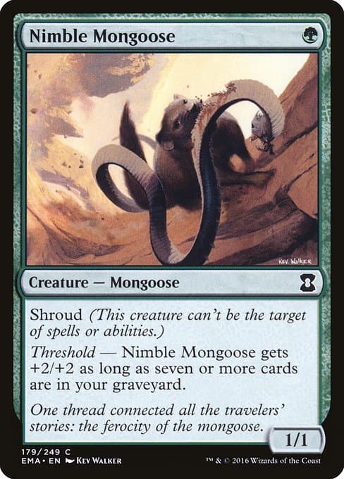 Nimble Mongoose from Eternal Masters (Common)