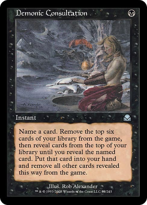 Demonic Consultation from Masters Edition II (Uncommon)