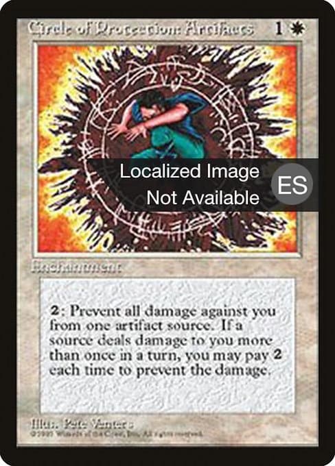 Circle of Protection: Artifacts from Fourth Edition Foreign Black Border (Uncommon)