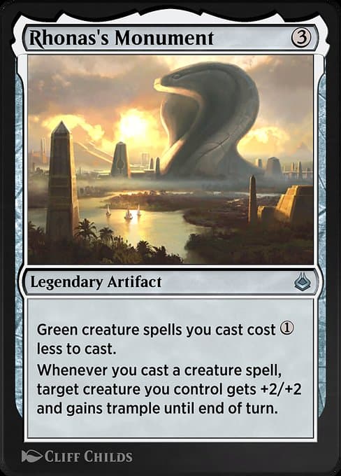Rhonas's Monument from Amonkhet Remastered (Uncommon)