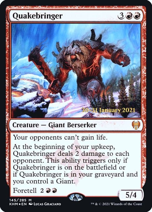 Quakebringer from Kaldheim Promos (Mythic)