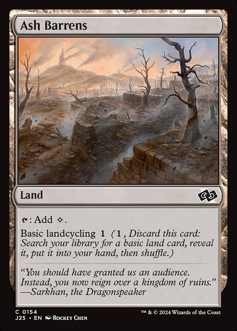 Ash Barrens from Foundations Jumpstart (Common)