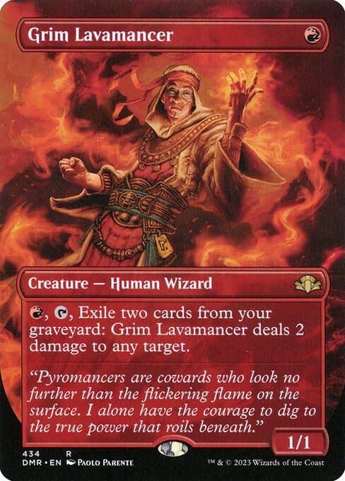 Grim Lavamancer from Dominaria Remastered (Rare)