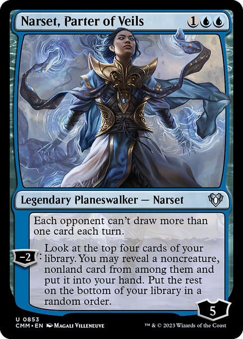 Narset, Parter of Veils from Commander Masters (Uncommon)
