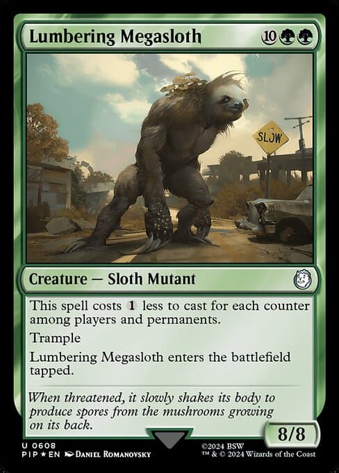 Lumbering Megasloth from Fallout (Uncommon)