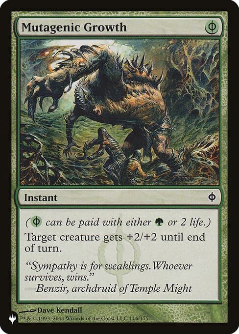 Mutagenic Growth from The List (Common)