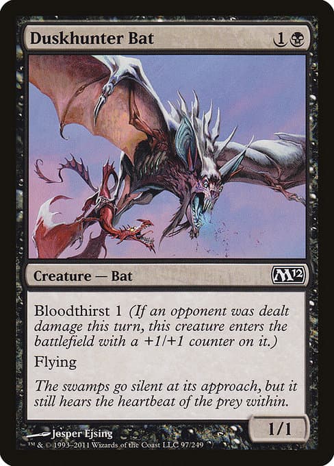 Duskhunter Bat from Magic 2012 (Common)