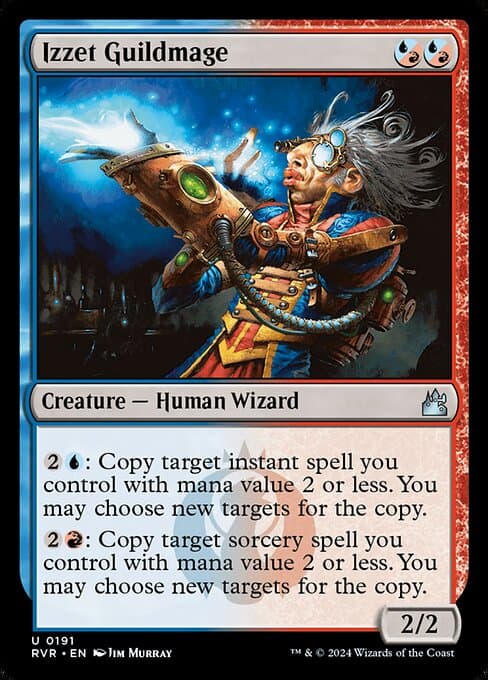 Izzet Guildmage from Ravnica Remastered (Uncommon)