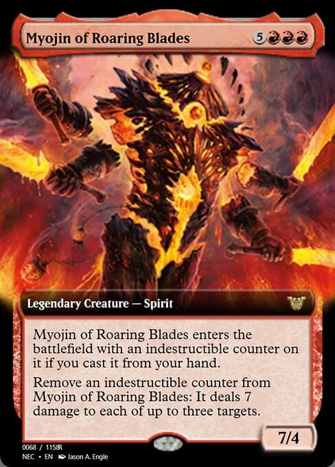Myojin of Roaring Blades from Magic Online Promos (Rare)