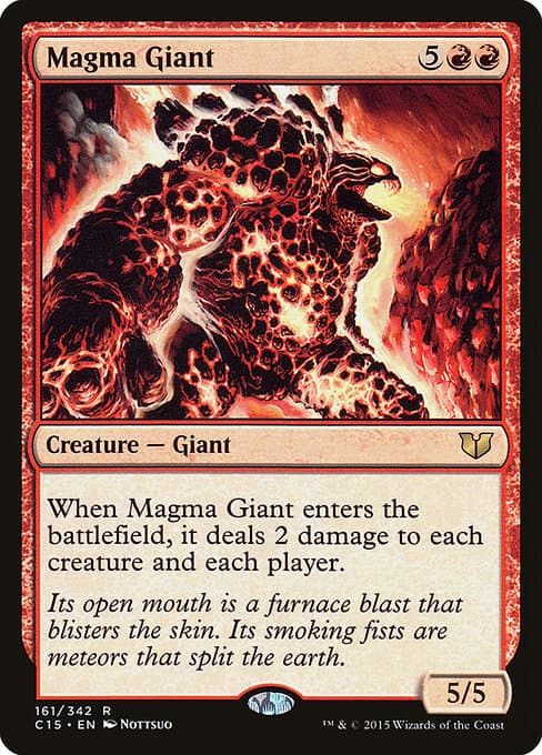 Magma Giant from Commander 2015 (Rare)