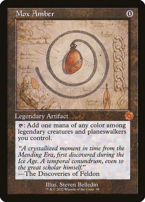 Mox Amber from The Brothers' War Retro Artifacts (Mythic)