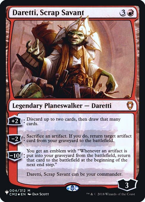 Daretti, Scrap Savant from The List (Mythic)