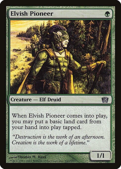 Elvish Pioneer from Eighth Edition (Common)