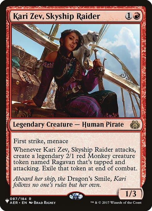 Kari Zev, Skyship Raider from The List (Rare)