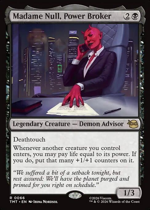 Madame Null, Power Broker (Rare)