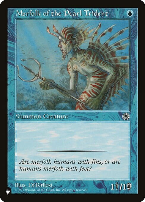 Merfolk of the Pearl Trident from The List (Common)