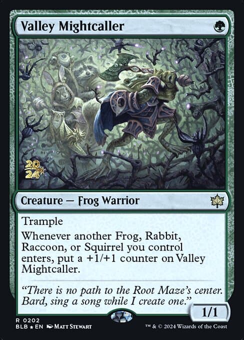 Valley Mightcaller from Bloomburrow Promos (Rare)