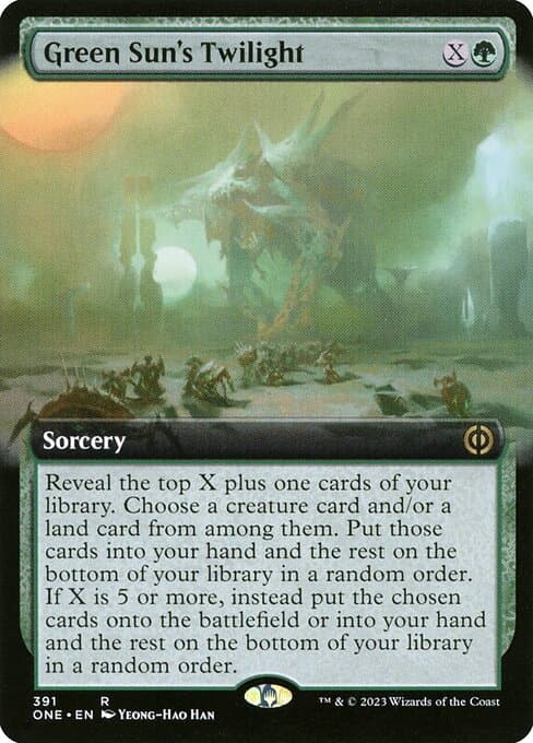 Green Sun's Twilight from Phyrexia: All Will Be One (Rare)
