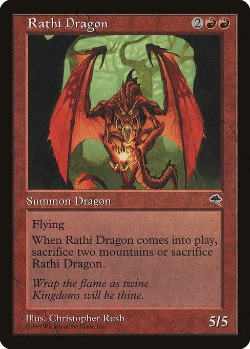 Rathi Dragon from Tempest (Rare)