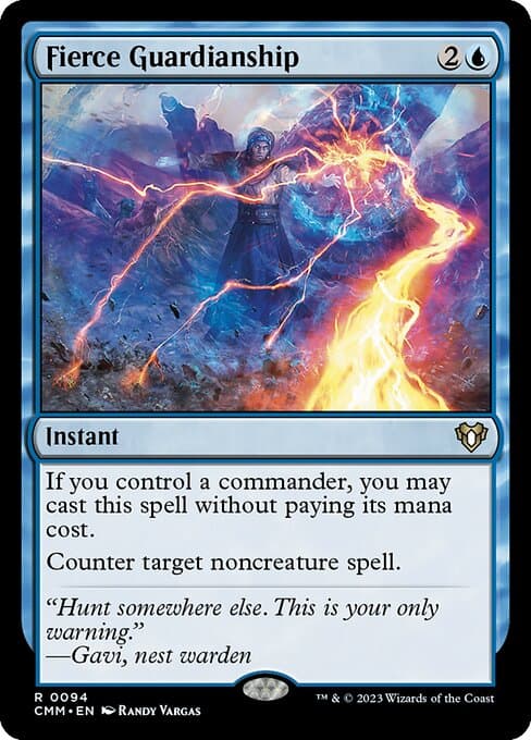 Fierce Guardianship from Commander Masters (Rare)