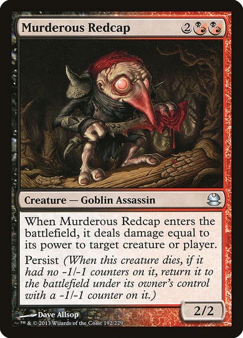 Murderous Redcap from Modern Masters (Uncommon)