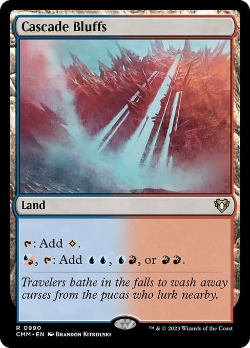 Cascade Bluffs from Commander Masters (Rare)