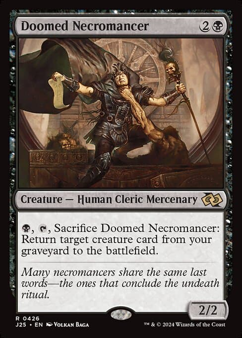 Doomed Necromancer from Foundations Jumpstart (Rare)